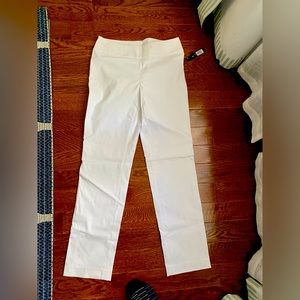 White STRAIGHT PANT